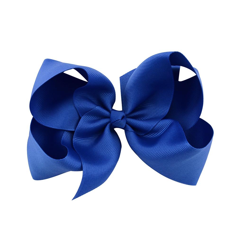 1Pc 40Colors 6'' Solid Colors Grosgrain Ribbon Hair Clips For Cute Girls Large Hairpins Boutique Barrettes Kids Hair Accessories