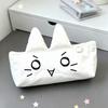 Large Capacity Pencil Case Cat Ear Design Pencil Pouch Portable Stationery Storage Bag  Students