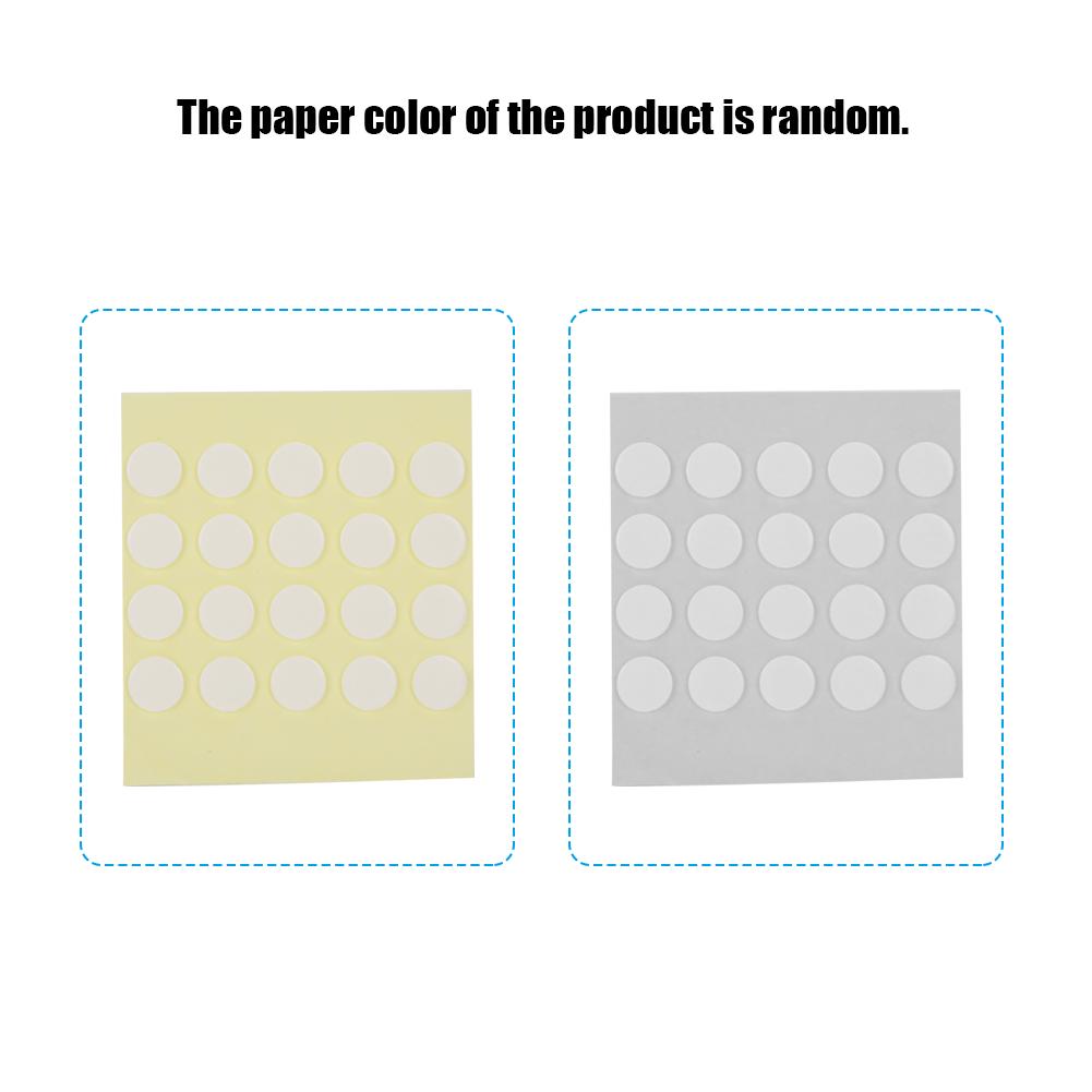 200Pcs Transparent Round Double Sided Tape Sticker Strength Adhesive Sticker Nail Art
