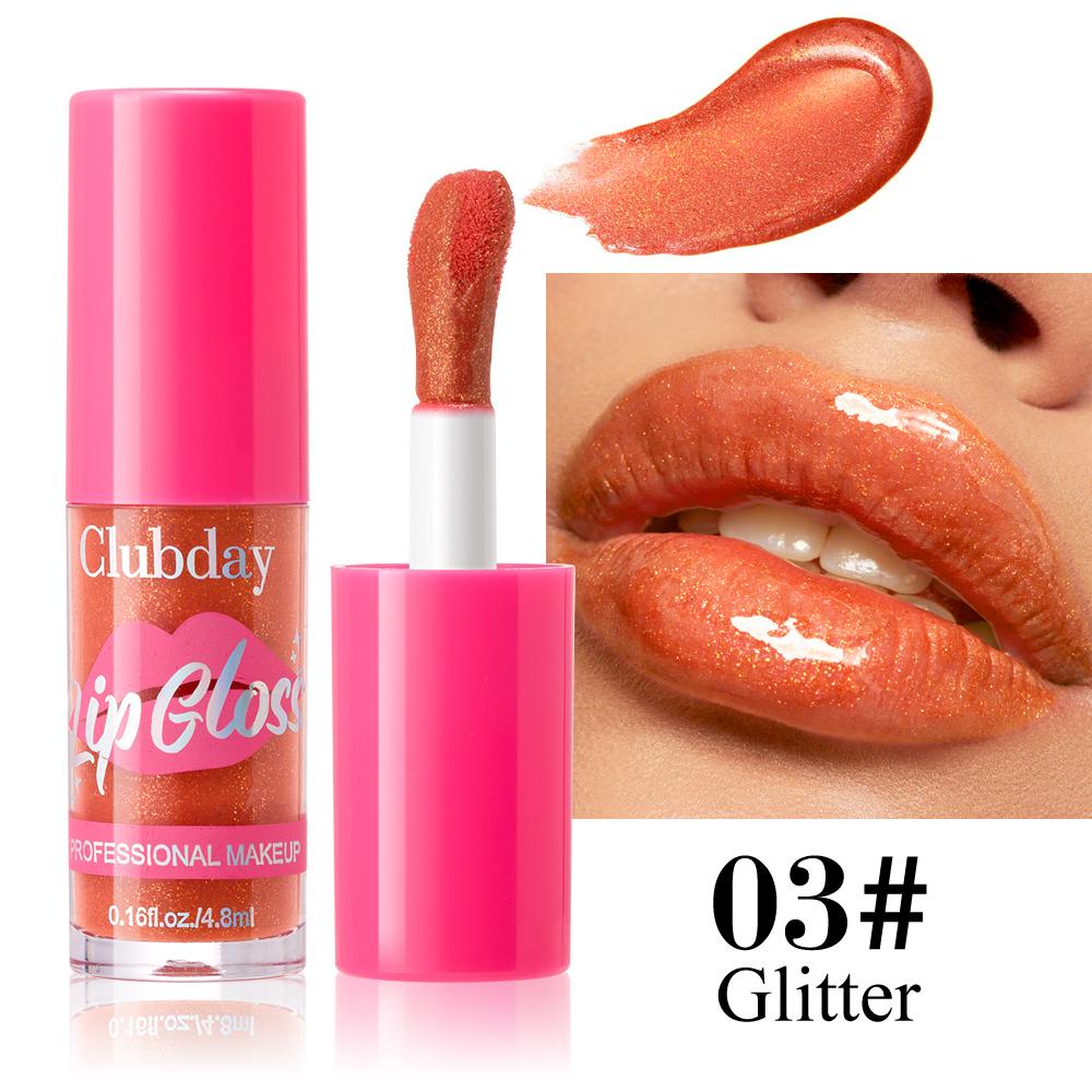 12-color multi-color lip gloss, moisturizing and easy to apply.