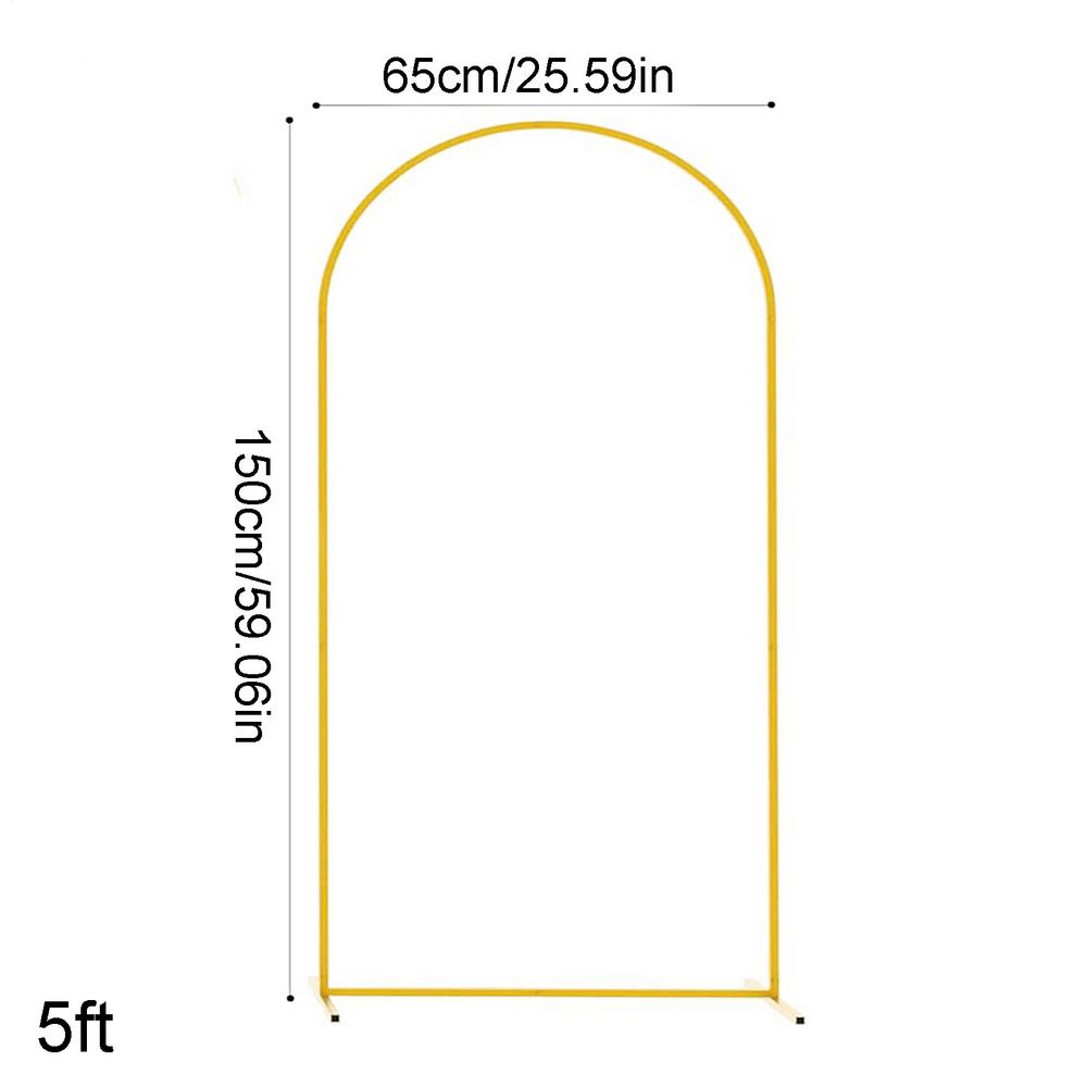 Metalen Boog Achtergrond Stand Goud Bruiloft Feest Boog Achtergrond Deur Frame Voor Verjaardagsfeesten Ballon Bloem Decoraties