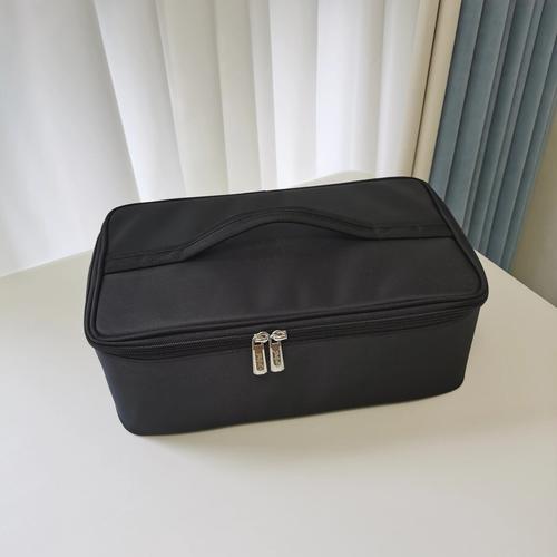 Professional Makeup Organizer Large Capacity Square Cosmetic Bag Makeup Bag Multilayer Storage Case