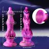 Multicolor Silicone Alien Wolf King Anal Plug - Soft Dog Penis Shaped Female Masturbator