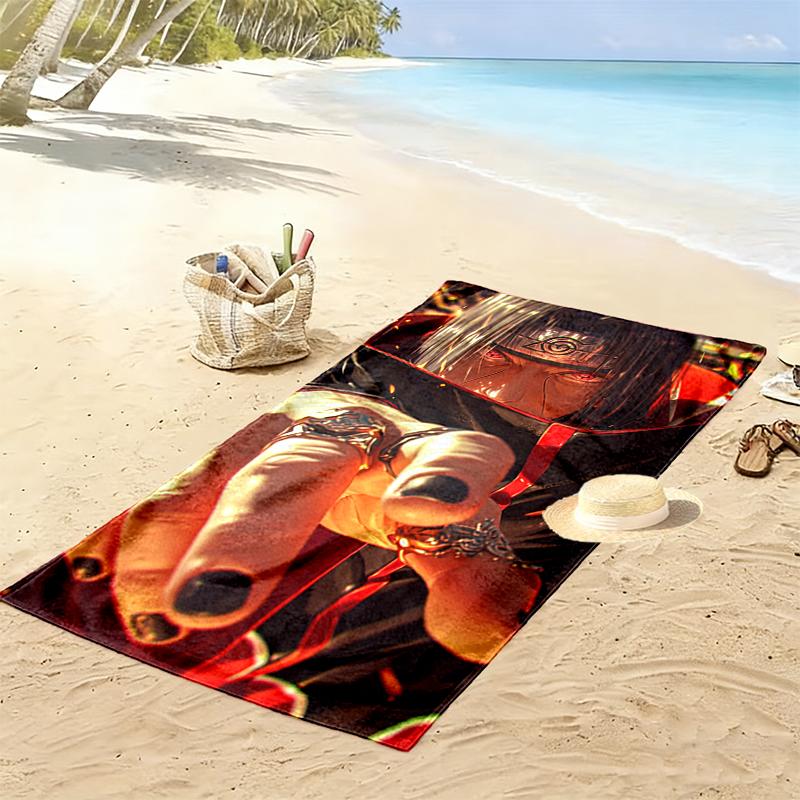 1pc naruto Beach Towel, Multi-functional Beach Towel for Outdoor Activities Beach Swimming and Travel
