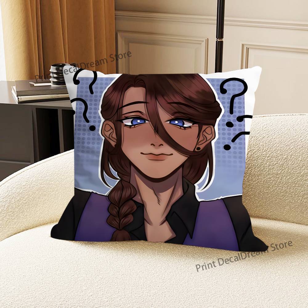 K-Kids at The B-Back C-Crowe Cushion For Bedroom Car Coffee Shop Room and Living Room Sofa Decorative Pillow Cover Case