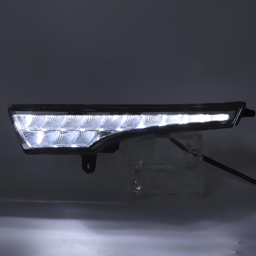 2pcs LED Daytime Running Light Turn Signal Lamp Dual Colors Fit for Nissan Altima 13-15