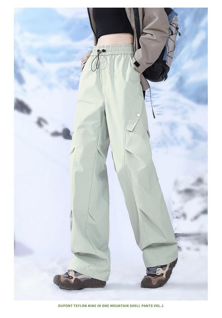 3-in-1 Men's and Women's Ski Pants: Fleece-Lined, Windproof, Waterproof for -40°C Winter Outdoors.