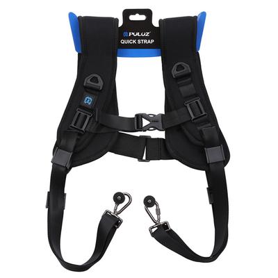 Acolchado bolso de lente de cámara de Cintura Cinturón Soporte Funda titular Pack correa ajustable