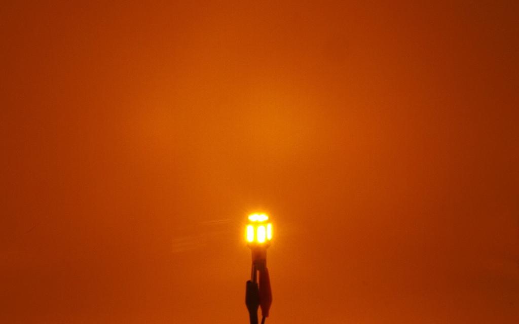 2 szt żarówka LED W16W, T15 12-24V 100% CAN pomarańczowa mocna, bez błędu Off-Road