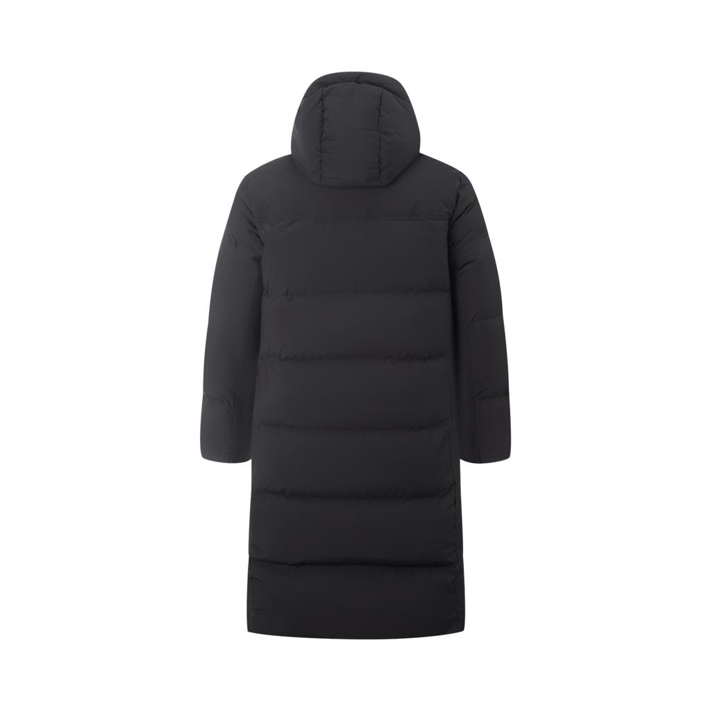 Serie Lifestyle Sportivo Li Ning Stile Campus Americano Casual Moda Versatile Antivento Idrorepellente Confortevole Caldo Piumino Lungo AYMV437-2