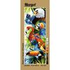 Canvas - MARGOT - Antique Penelope - Pêle Mêle Birds - 60x25cm - Wall Decoration