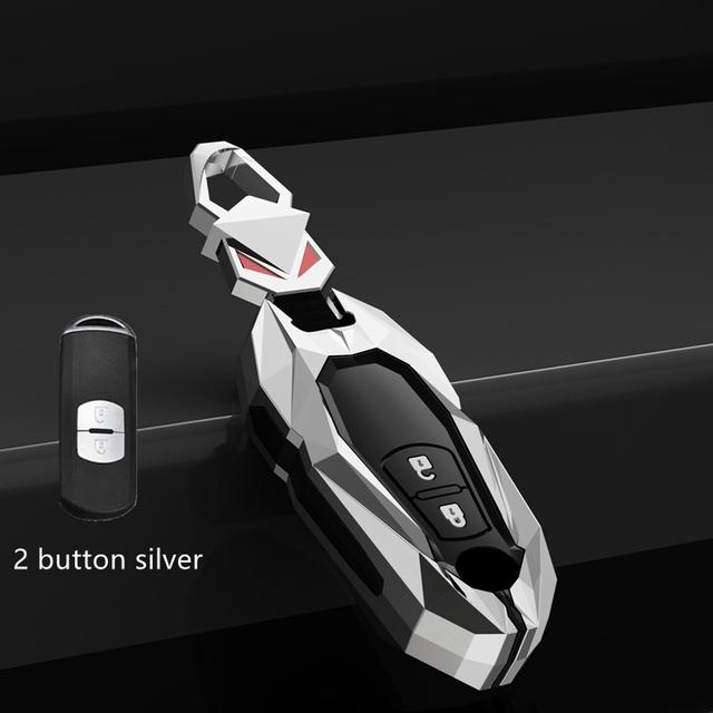 

Чехол для дистанционного ключа автомобиля из цинкового сплава для Mazda 2 3 6 Axela Atenza CX-5 CX5 CX-7 CX-9 2014 2015 2016 автомобильные аксессуары