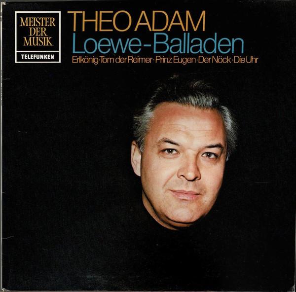 

LP Record THEO ADAM LoeweBalladen SMT1289 Telefunken Germany Classical Used