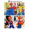 Super Mario Halloween Cosplay Costume for Kids & Parents