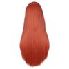 Whimsical W Long Straight Cosplay Wig Women Costume Party Black Red Ombre White Heat Resistant Synthetic Hair Wigs