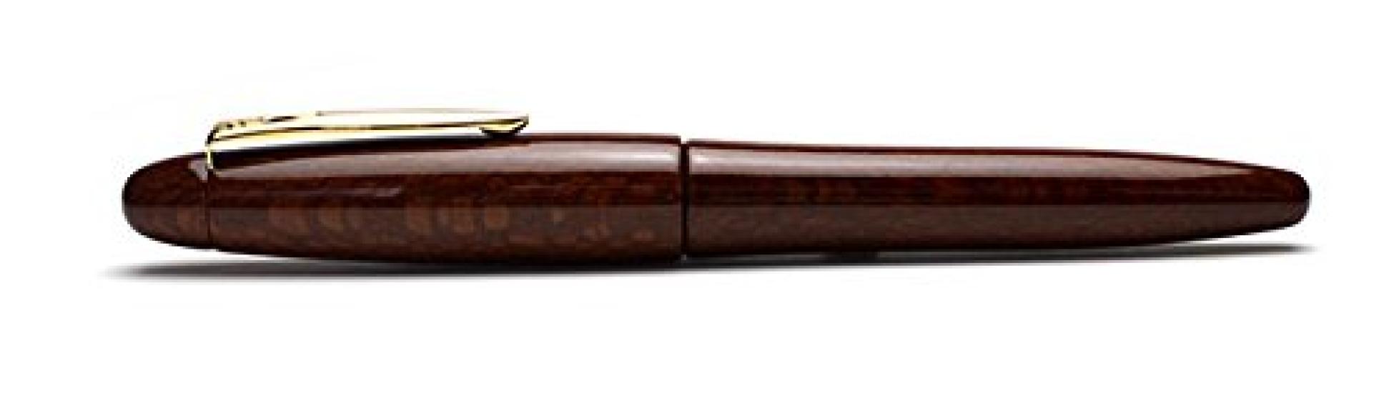 

Genroku Shogun Fountain Pen Mita Sanshodo Original Model M (Lacewood)