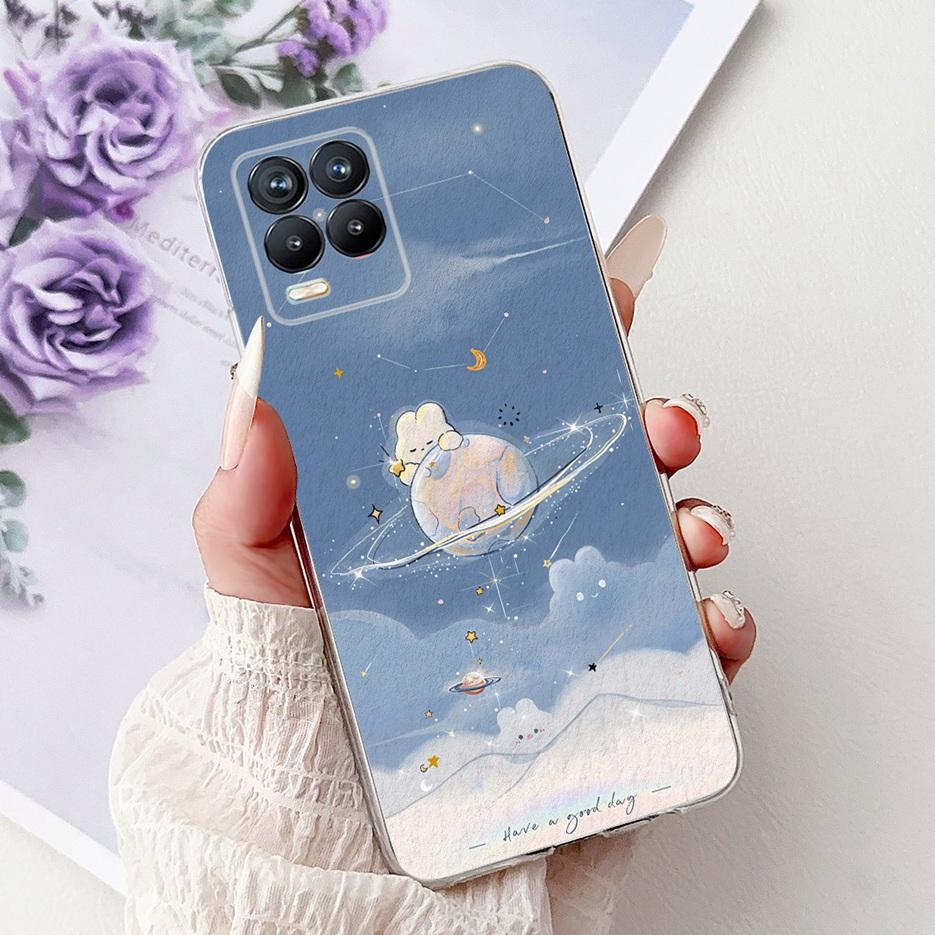 For Realme 8 4G Case Realme8 Pro RMX3081 Popular Fashion Painted Cover Soft Slim Phone Case For Realme 8 Pro Realme8 8i 4G Shell