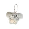 Kawaii Style Soft Fabric Animal Keychain Cartoon Design Fluffy Bag Pendant Bag Charm Gifts