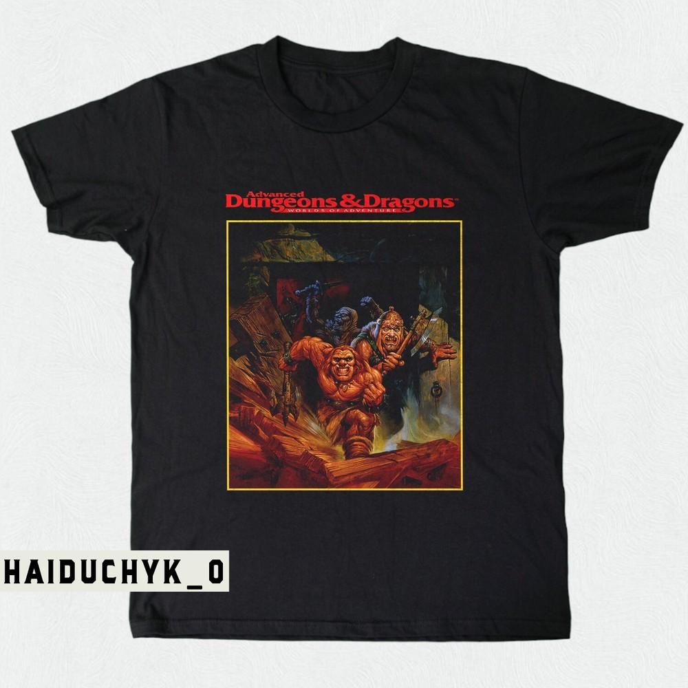 Dungeons  & Dragons Worlds of Adventure Unisex Black T-shirt Size S-5XL Unisex T-Shirt XXXL
