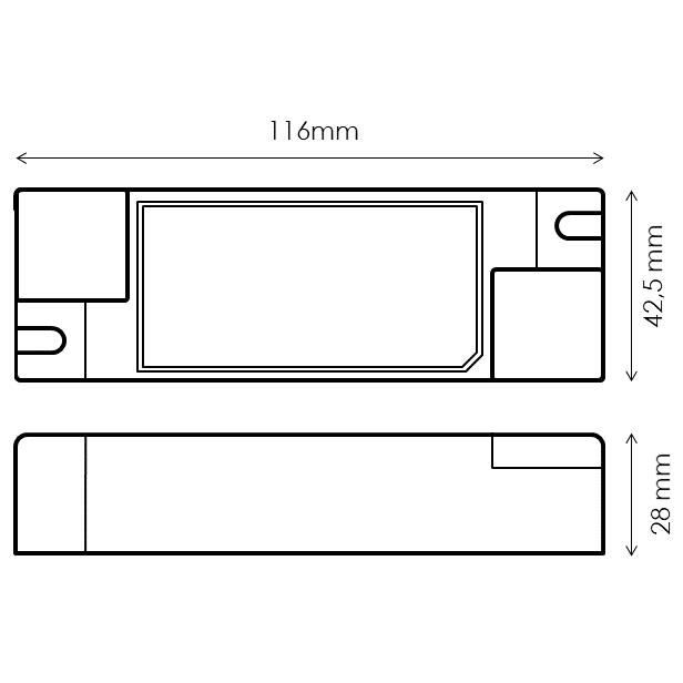 Eaglerise Transformateur LED 900mA 25W 30W 40W Sans Scintillement Courant Constant pour Lampe de LED Bloc d'Alimentation Driver LED