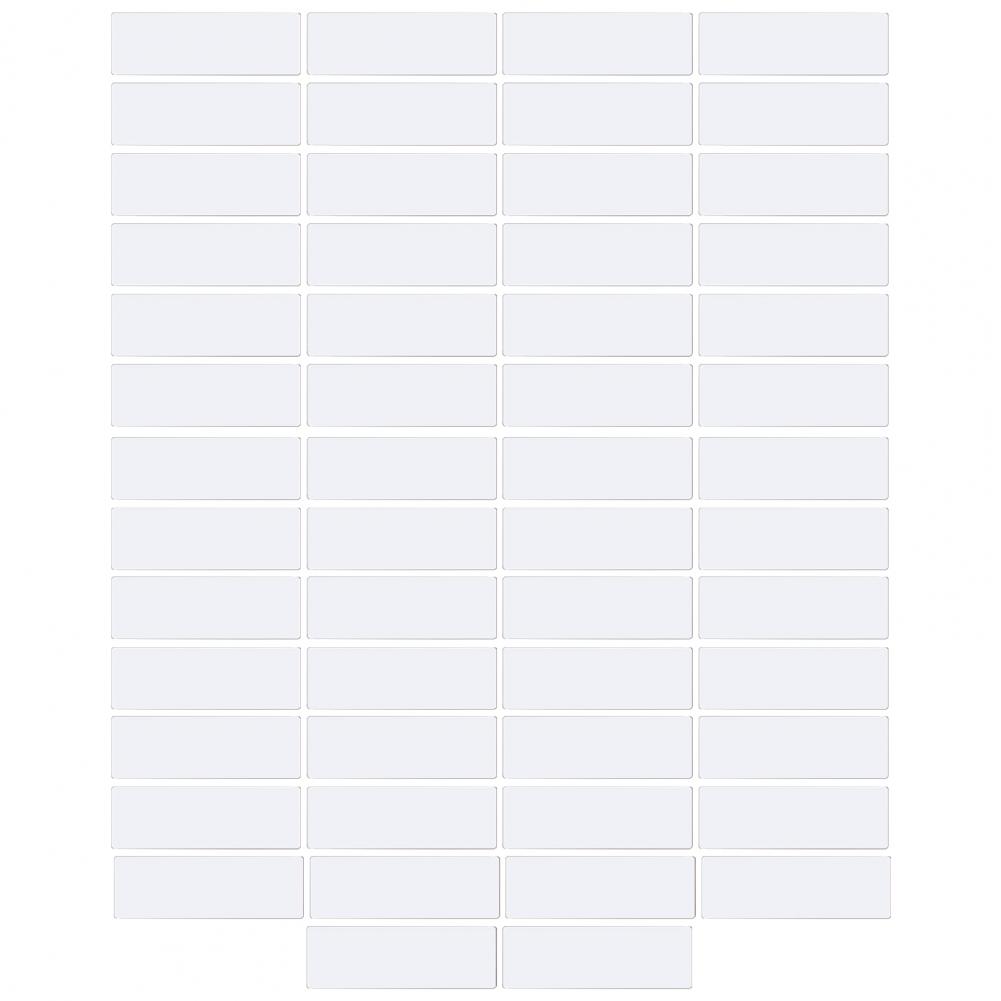 

54/72 шт. Магнітні етикетки для сухого стирання 80*30мм Іменна табличка Писані Гнучкі Магніти Іменні Бірки Липкі Етикетки та Наліпки