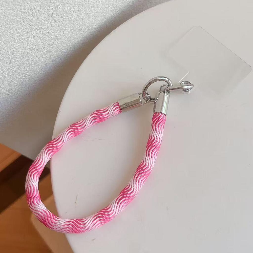 Trendy Water Wave Mesh Bracelet Lanyard & Keychain