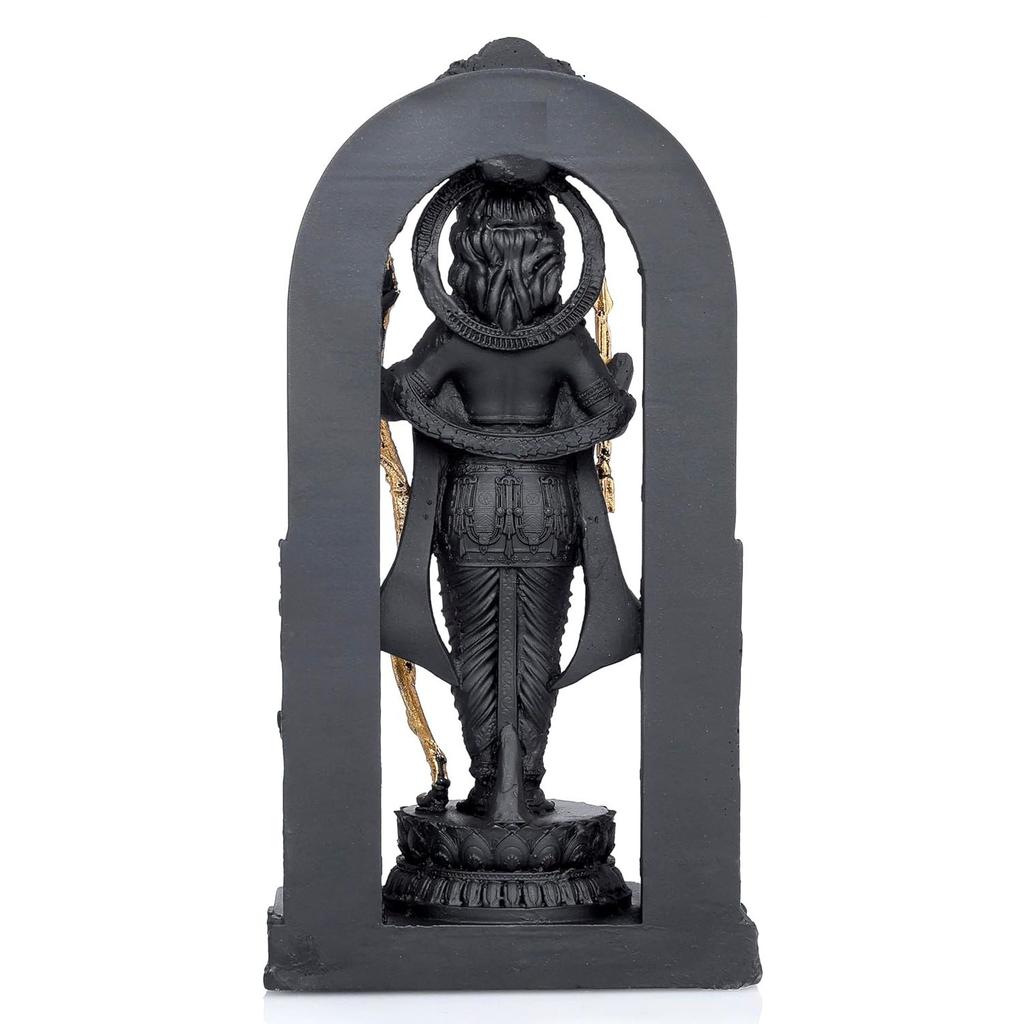Polyresin 3D Ram Lalla Ayodhya Idol Statue Schauobjekt Murti für Heimdeko Dekoration Geschenk Geschenkartikel