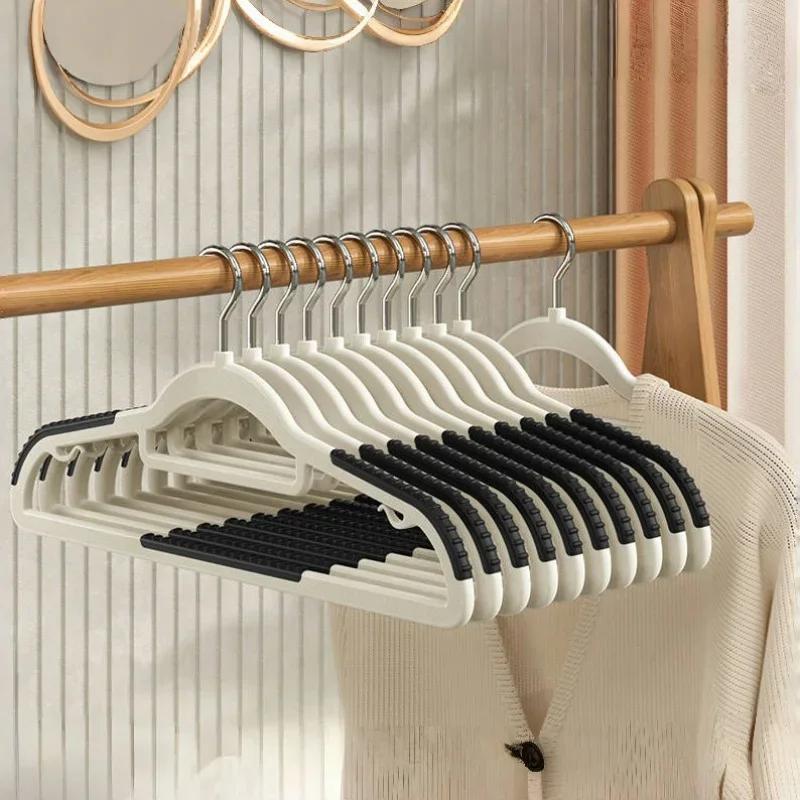 Non-Slip Clothes Hanger No Trace Clothes Hanging Wet and Dry Household Hangers Dormitory Bedroom Special Storage Clothes Hanging