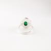 Green Onyx Cab Gemstone 925 Sterling Silver Jewelry Handmade Ring Wedding Gift RR-62-36