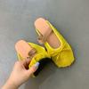 Fashion Footwear Slip On Women Ballet Flats Dance Shoes Female Slides Butterfly-Knot Fashion Shallow Ladies Flats Mary Janes Shoes