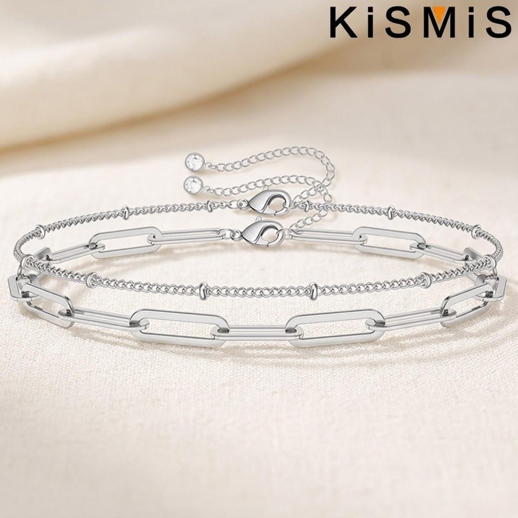 

Gold Bracelets for Women 1set Dainty Adjustable Layered Bracelet Cute Oval Chain Pearl Bar Bracelets Set Fashion Jewelry серебряный