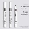 Black Acrylic Marker & Watercolor Brush Pen for Elementary Art - Washable & Layerable Colors for Kindergarten Drawing