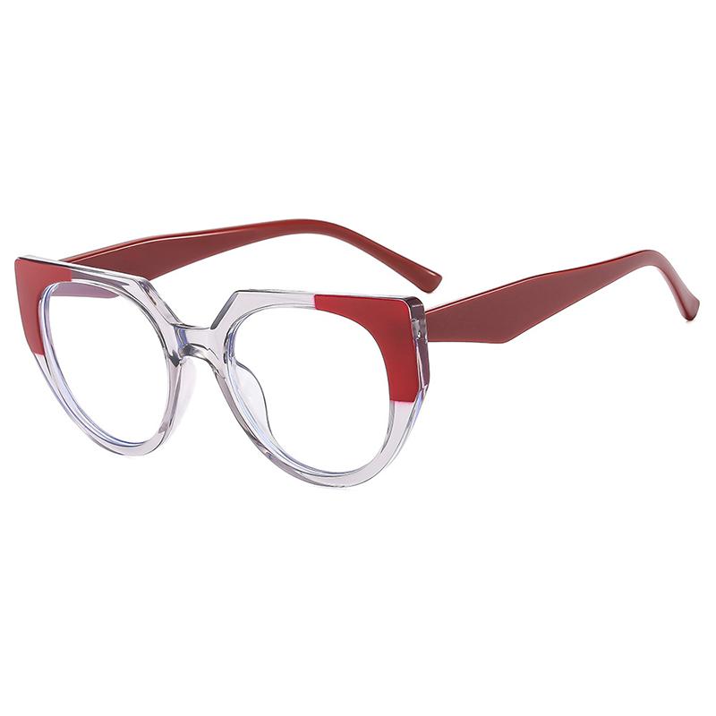 Oversized Women Eyeglasses Frames New In Simple Multicolor Eyewear Trendy Luxury Design Non-prescription Spectacles