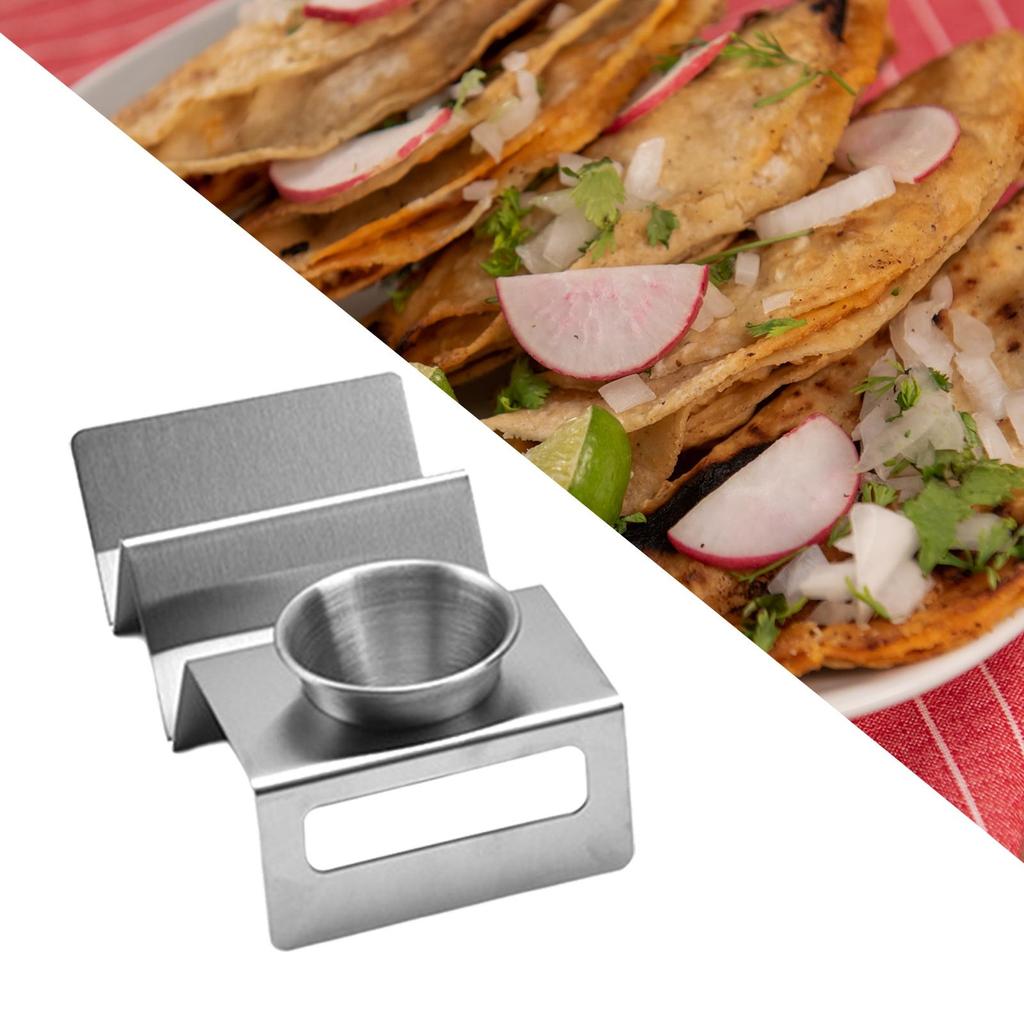 Taco Tray Holder Wave Shape Taco Rack Plate Server for Pancakes Restaurant, Home Mexican Food Oven Grill Kitchen Cooking Tool