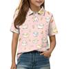 Kids Casual Short Sleeve Polo Shirt Animal Print T Shirt Lightweight Breathable Comfortable Daily Wear for Boys and Girls