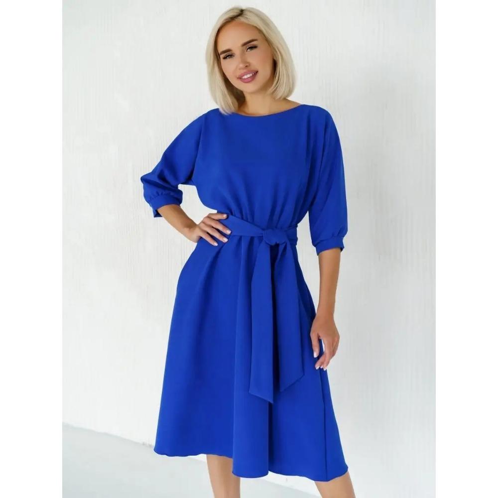 Women's Spring and Summer New Fashionable and Casual Seven Sleeve Waist Slimming Dress