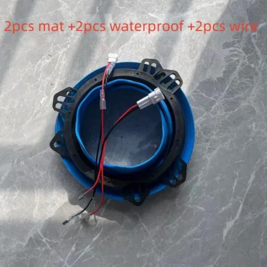 Para 2018-pre Great Wall Haval H6 Coche Puerta Delantera Trasera Altavoz Alfombrilla Adaptador Soporte Anillo Soporte de Montaje para Bocina de Audio de 6.5" pulgadas