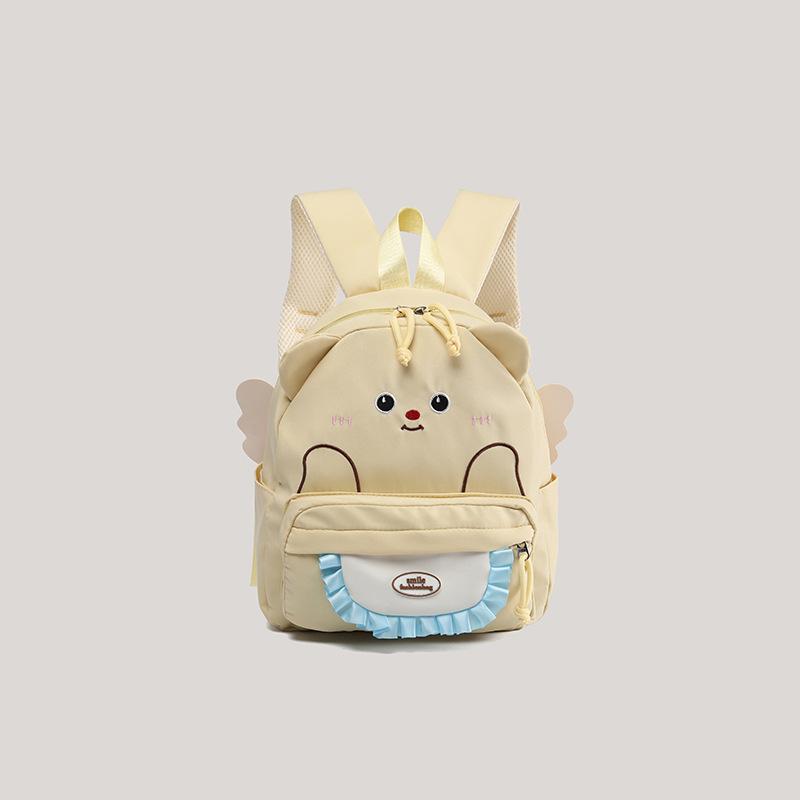 Bib bear backpack Japanese new cute creative cartoon casual student schoolbag sweet cool soft girl backpack female