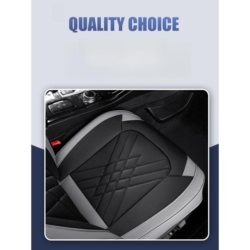 Five-seat Car Seat Covers for Toyota Corolla, Fully Covered Front Seats, Half-covered Rear Seats, Panar Leather