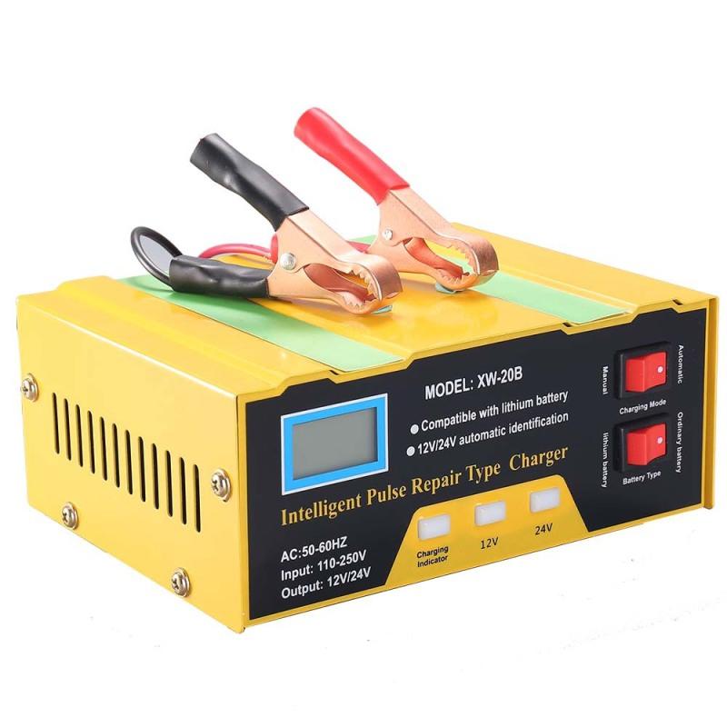 Car Battery Charger12v Motorcycle Charger Full Smart Universal Repair Lead Acid Accumulator Charger