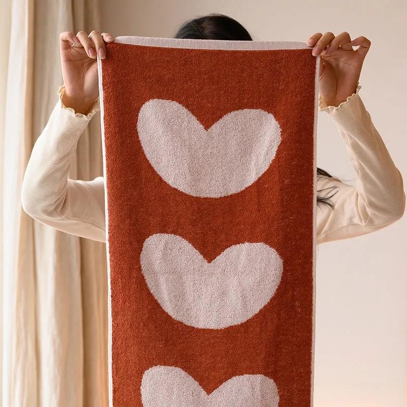 

Парний рушник з літерою LOVE для дівчат Халат з мікрофібри Жіночий рушник для душу М’який банний рушник Бавовняний текстиль Рушники для ванни та сауни 35x76 cm