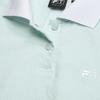 FILA Simple Solid Color Comfortable Polo Shirt Women tops A11W635115F-LB