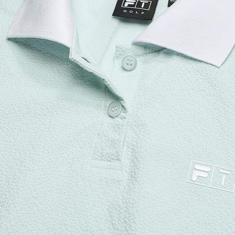 FILA Simple Solid Color Comfortable Polo Shirt Women tops A11W635115F-LB