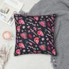 Vintage Skull Tattoos Doodle Throw Pillow Cover Polyester Decorative Pillow Awesome Cushion Covers