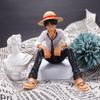 Anime One Piece Monkey D Luffy Figure Hračka Sběratelská domácí dekorace model auta Dekorace na dorty