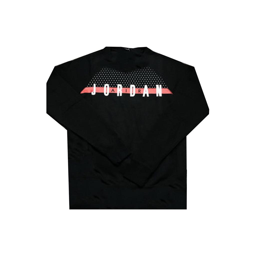 Jordan Sweatshirts Men's Black Crew Neck Moderate Regular 845390-010