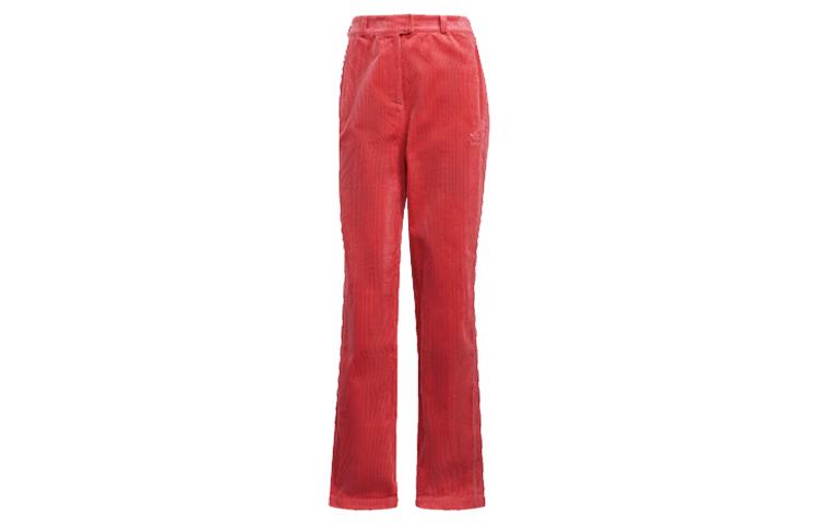 

Adidas Originals Knitted Sweatpants Women s Pink Moderate Straight Fit Pants GU0812 L