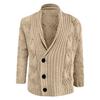 Cardigan in Maglieria da Uomo Maglione con Bottoni Multipli Moda Casual Tinta Unita Alta Qualità Maglione a Maniche Lunghe Lavorato a Maglia