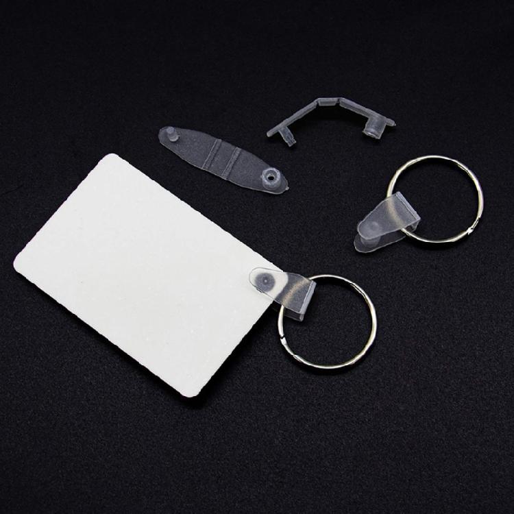 12x Wooden Keychains Sublimation Blanks Keychain Ornament for Jewelry Making