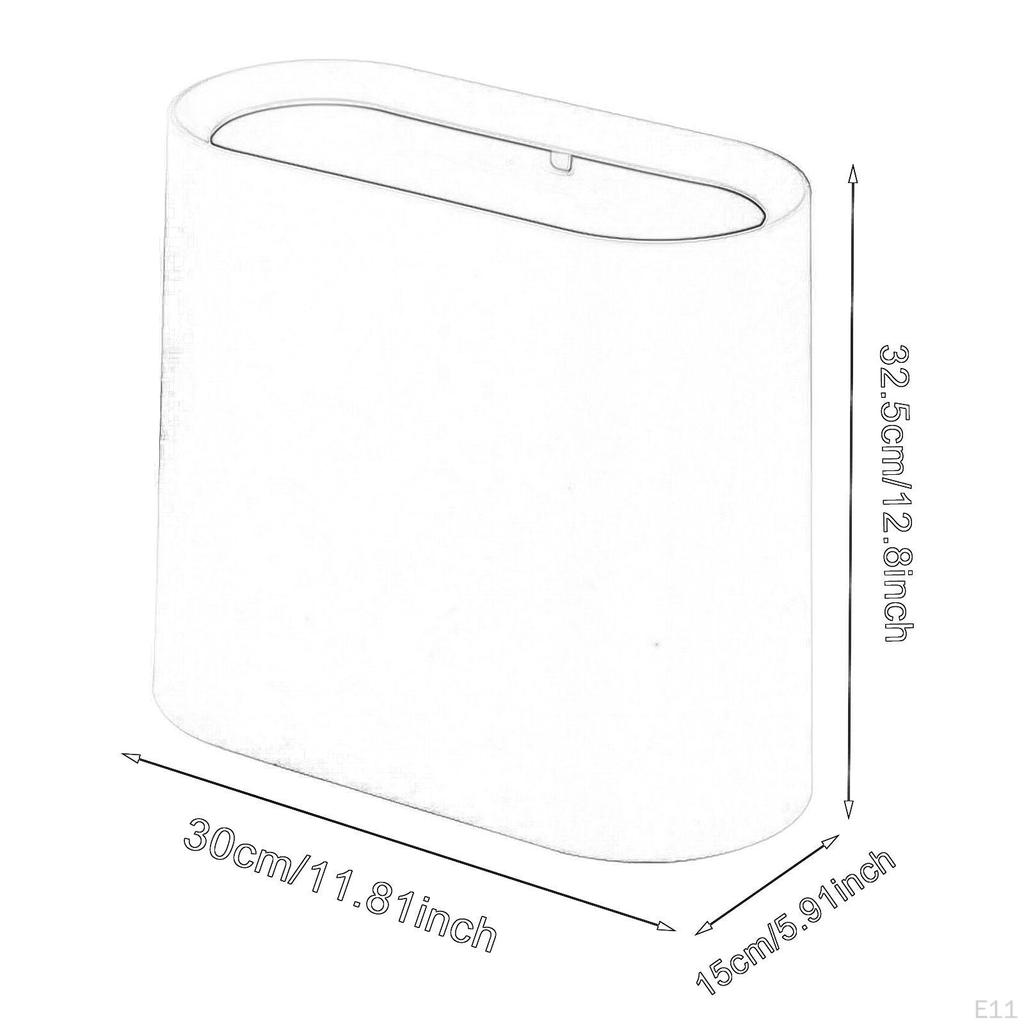 Compact Waste Container for Bedroom Kitchen Toilet